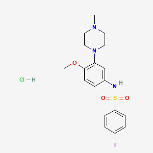 molecular formula C18H23ClIN3O3S B1193474 SB 258585 hydrochloride CAS No. 209480-63-7