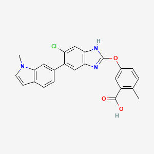 molecular formula C24H18ClN3O3 B11934781 Ampk-IN-1 
