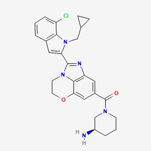 molecular formula C27H28ClN5O2 B11934797 Pad-IN-2 