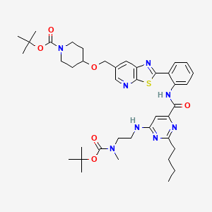 molecular formula C40H54N8O6S B11934928 SRT3657 
