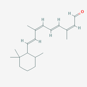 molecular formula C20H30O B011935 5,6-二氢视黄醛 CAS No. 19907-28-9