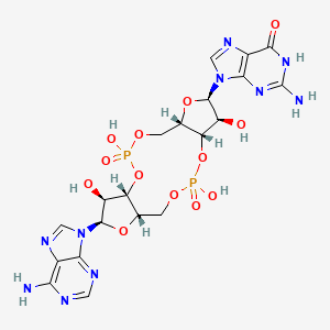 molecular formula C20H24N10O13P2 B11935094 cGAMP(Cyclic GMP-AMP),849214-04-6,Cyclic AMP-GMP; Cyclic GMP-AMP 