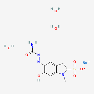 molecular formula C10H17N4NaO8S B11935121 Carbazochrome sodium sulfonate hydrate 