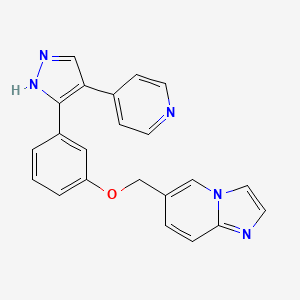 molecular formula C22H17N5O B11935197 LolCDE-IN-2 