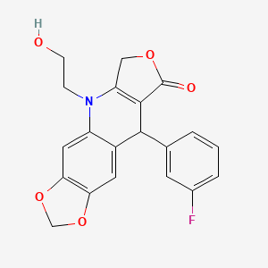 molecular formula C20H16FNO5 B11935225 SU056 