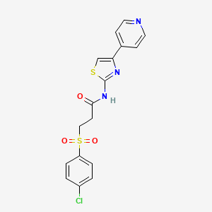molecular formula C17H14ClN3O3S2 B11935284 BRD7586 