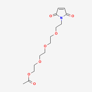 molecular formula C14H21NO7 B11935290 Mal-PEG3-O-Ac 
