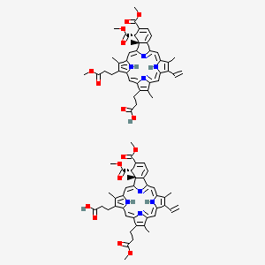 molecular formula C82H84N8O16 B11935384 Visudyne (TN) 