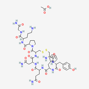 molecular formula C47H67N13O14S2 B11935419 Ornipressin acetate 