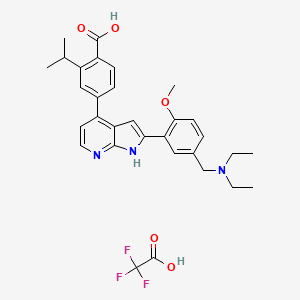 molecular formula C31H34F3N3O5 B11935438 TCMDC-135051 TFA 