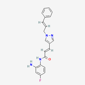 molecular formula C21H19FN4O B1193544 Rgfp966 CAS No. 1357389-11-7
