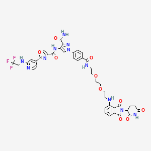 molecular formula C41H38F3N11O10 B11935446 PROTAC IRAK4 degrader-4 