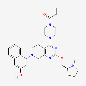 molecular formula C30H36N6O3 B11935524 KRAS-G12C inhibitor 13 