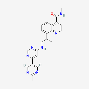 molecular formula C23H23N7O B11935533 Rac-VX-984 