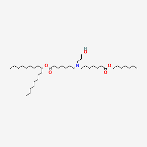 molecular formula C41H81NO5 B11935572 heptyl 7-[(7-heptadecan-9-yloxy-7-oxoheptyl)-(3-hydroxypropyl)amino]heptanoate 