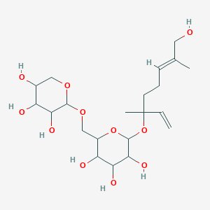 molecular formula C21H36O11 B119356 Neohancoside B CAS No. 146763-56-6