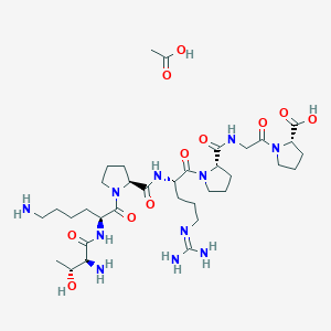 molecular formula C35H61N11O11 B1193562 Selank acetate 