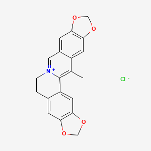 molecular formula C20H16ClNO4 B11935622 Worenine chloride CAS No. 38763-54-1