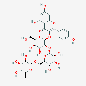 molecular formula C33H40O20 B11935714 Kaempferol-3-O-alpha-L-rhamnopyranosyl-(1->6)-beta-D-glucopyranosyl-(1->2)-beta-D-glucopyranoside 