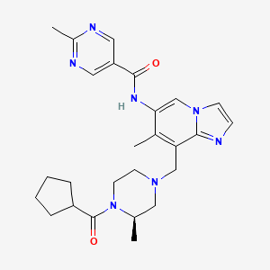 molecular formula C26H33N7O2 B11935813 RORgammat inhibitor 1 