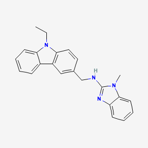 molecular formula C23H22N4 B11935817 AJ2-30 