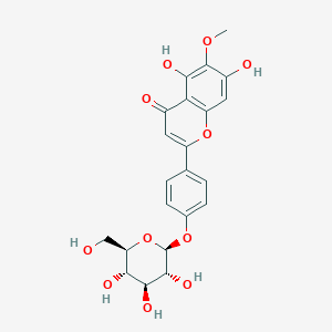 molecular formula C22H22O11 B11935830 Hispidulin 4'-O-beta-D-glucopyranoside CAS No. 244285-12-9