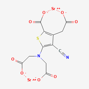 molecular formula C12H6N2O8SSr2 B11935870 Strontium Ranelate (Standard) 