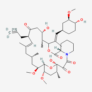 molecular formula C44H69NO12 B11936031 FK-506-13C,D2 (Major) (Tacrolimus) 