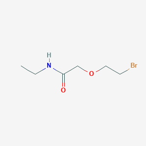 molecular formula C6H12BrNO2 B11936053 N-Ethylacetamide-PEG1-Br 