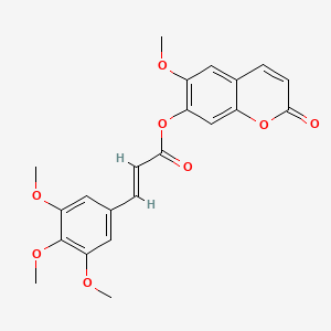 molecular formula C22H20O8 B11936159 Antitumor agent-93 