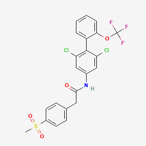 molecular formula C22H16Cl2F3NO4S B11936175 RORgammat-IN-9a 