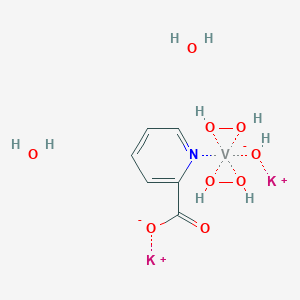 molecular formula C6H13K2NO9V B11936208 Dipotassium bisperoxo (picolinato)oxovanadate (V) 