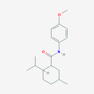 molecular formula C18H27NO2 B11936237 N-(4-methoxyphenyl)-5-methyl-2-propan-2-ylcyclohexane-1-carboxamide 