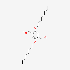molecular formula C24H42O4 B11936293 2,5-Bis(octyloxy)-1,4-bis(hydroxymethyl)benzene CAS No. 444308-65-0