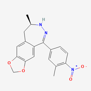 molecular formula C18H17N3O4 B11936326 AMPA receptor antagonist-2 