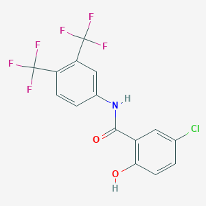 molecular formula C15H8ClF6NO2 B11936376 MMV687807 