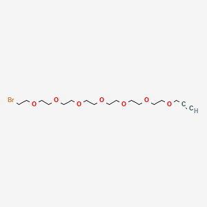 molecular formula C17H31BrO7 B11936382 Propargyl-PEG7-Br 