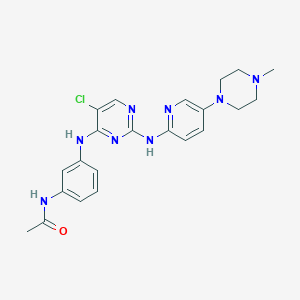 molecular formula C22H25ClN8O B11936454 Cdk6/9-IN-1 