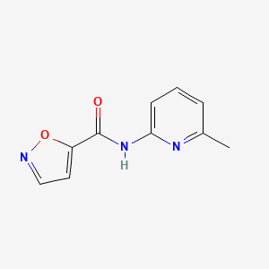 molecular formula C10H9N3O2 B11936492 N-(6-methyl-2-pyridinyl)-5-isoxazolecarboxamide CAS No. 941869-11-0