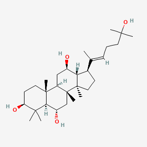molecular formula C30H52O4 B11936505 3beta,6alpha,12beta-Dammar-E-20(22)-ene-3,6,12,25-tetraol CAS No. 97744-95-1