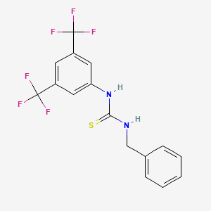 molecular formula C16H12F6N2S B11936511 VPC-70063 