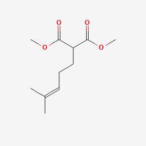 molecular formula C11H18O4 B11936591 Dimethyl (4-methylpent-3-en-1-yl)propanedioate CAS No. 18776-25-5