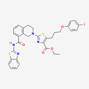 molecular formula C32H29IN4O4S2 B11936593 PROTAC Bcl-xL ligand-1 