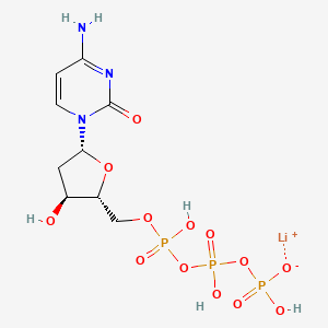 molecular formula C9H15LiN3O13P3 B11936683 2'-Deoxycytidine-5'-triphosphoric acid 
