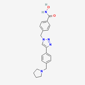molecular formula C21H23N5O2 B11936684 FNDR-20123 free base 