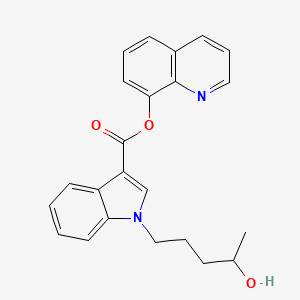 molecular formula C23H22N2O3 B11936700 quinolin-8-yl1-(4-hydroxypentyl)-1H-indole-3-carboxylate CAS No. 2071636-79-6