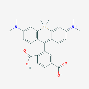 molecular formula C27H28N2O4Si B11936758 SiR-COOH 