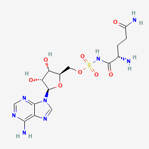 molecular formula C15H22N8O8S B11936830 Gln-AMS 