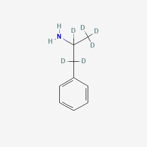 molecular formula C9H13N B11936860 Amphetamine-d6 CAS No. 73758-26-6