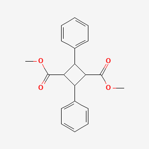 molecular formula C20H20O4 B11937108 Dimethyl 2,4-diphenylcyclobutane-1,3-dicarboxylate CAS No. 56586-34-6